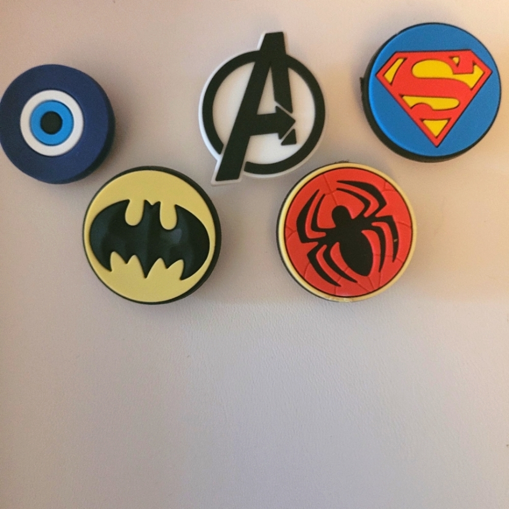 Super hero shields jibbitz for crocs